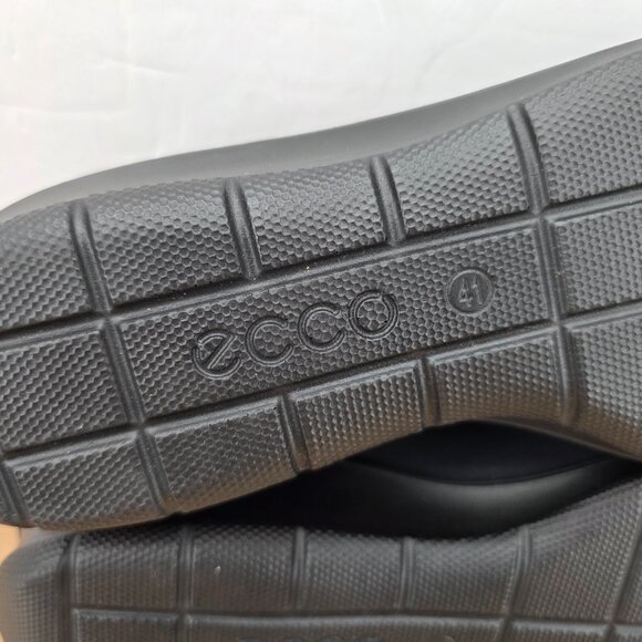 ECCO Women's Textile Stretch Slip-On Womens Wedge felicia Sz 10-10.5 - Picture 8 of 15